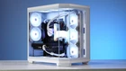 Vetroo CT3 ATX Mid Tower Gaming Computer PC Case   White