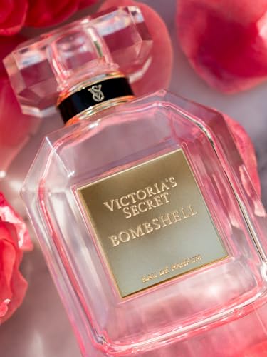 Victorias Secret Bombshell 3 Piece Luxe Fragrance Gift Set  1 7 oz  Eau de Parfum  Travel Lotion & Shimmer Mist