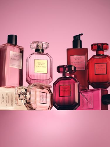 Victorias Secret Bombshell 3 Piece Luxe Fragrance Gift Set  1 7 oz  Eau de Parfum  Travel Lotion & Shimmer Mist