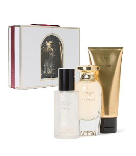 Victorias Secret Bombshell 3 Piece Luxe Fragrance Gift Set  1 7 oz  Eau de Parfum  Travel Lotion & Shimmer Mist