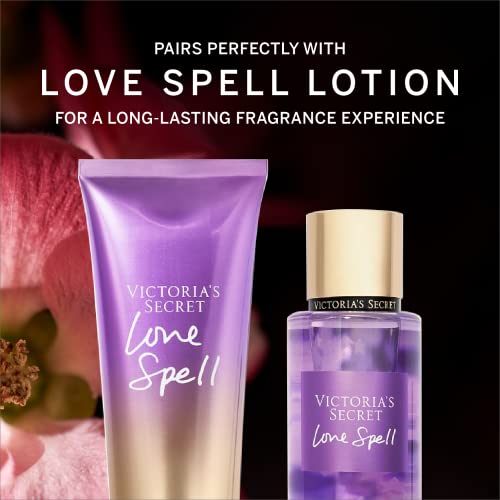 Victorias Secret Love Spell Mist  Body Spray for Women  Notes of Cherry Blossom and Fresh Peach Fragrance  8 4 oz