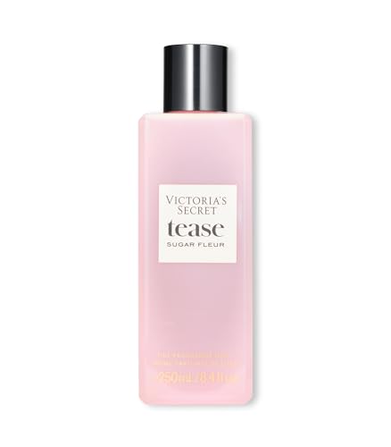 Victorias Secret Tease Sugar Fleur Fragrance Mist  Notes of Fresh Apple  Floral Bud and Pink Caramel  Body Spray for Women  8 4 oz 