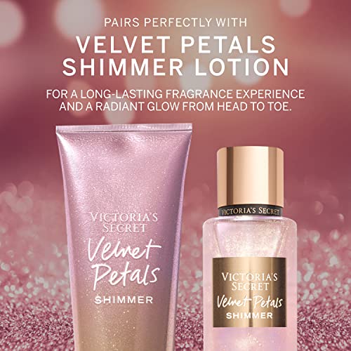 Victorias Secret Velvet Petals Shimmer Body Mist for Women  Perfume with Notes of Blooms and Almond Glaze  Womens Spray  250 ml / 8 4 oz