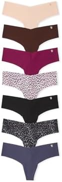 Talla XS, Victoria's Secret - Tanga invisible para mujer, bragas para mujer, paquete múltiple (XS-XXL)