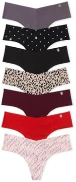 Talla XS, Victoria's Secret - Tanga invisible para mujer, bragas para mujer, paquete múltiple (XS-XXL)