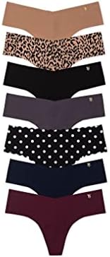 Talla XS, Victoria's Secret - Tanga invisible para mujer, bragas para mujer, paquete múltiple (XS-XXL)