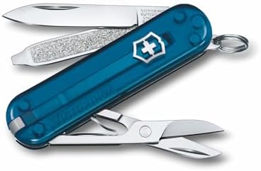 Victorinox Classic SD Swiss Army Knife  Compact 7 Function Swiss Made Pocket Knife with Small Blade  Screwdriver and Key Ring   Camo