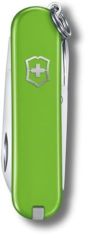 Victorinox Classic SD Swiss Army Knife  Compact 7 Function Swiss Made Pocket Knife with Small Blade  Screwdriver and Key Ring   Camo