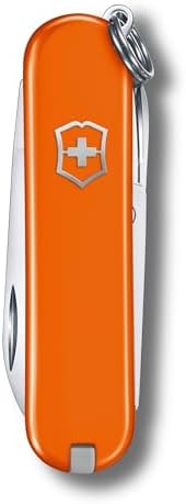 Victorinox Classic SD Swiss Army Knife  Compact 7 Function Swiss Made Pocket Knife with Small Blade  Screwdriver and Key Ring   Camo