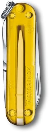 Victorinox Classic SD Swiss Army Knife  Compact 7 Function Swiss Made Pocket Knife with Small Blade  Screwdriver and Key Ring   Camo