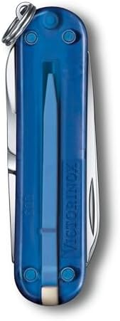 Victorinox Classic SD Swiss Army Knife  Compact 7 Function Swiss Made Pocket Knife with Small Blade  Screwdriver and Key Ring   Camo