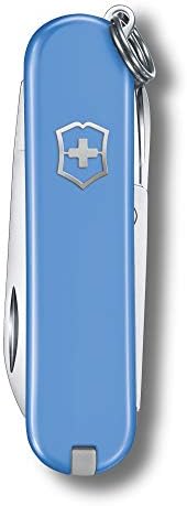 Victorinox Classic SD Swiss Army Knife  Compact 7 Function Swiss Made Pocket Knife with Small Blade  Screwdriver and Key Ring   Camo