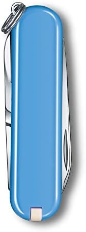 Victorinox Classic SD Swiss Army Knife  Compact 7 Function Swiss Made Pocket Knife with Small Blade  Screwdriver and Key Ring   Camo