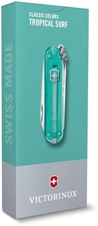 Victorinox Classic SD Swiss Army Knife  Compact 7 Function Swiss Made Pocket Knife with Small Blade  Screwdriver and Key Ring   Camo