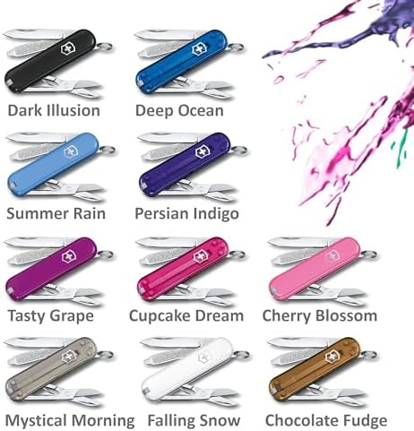 Victorinox Classic SD Swiss Army Knife  Compact 7 Function Swiss Made Pocket Knife with Small Blade  Screwdriver and Key Ring   Camo