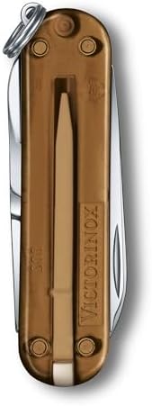 Victorinox Classic SD Swiss Army Knife  Compact 7 Function Swiss Made Pocket Knife with Small Blade  Screwdriver and Key Ring   Camo