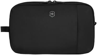 Victorinox Travel Essentials  Toiletry Bag  Travel Bag with Easy to Clean Compartment   Black