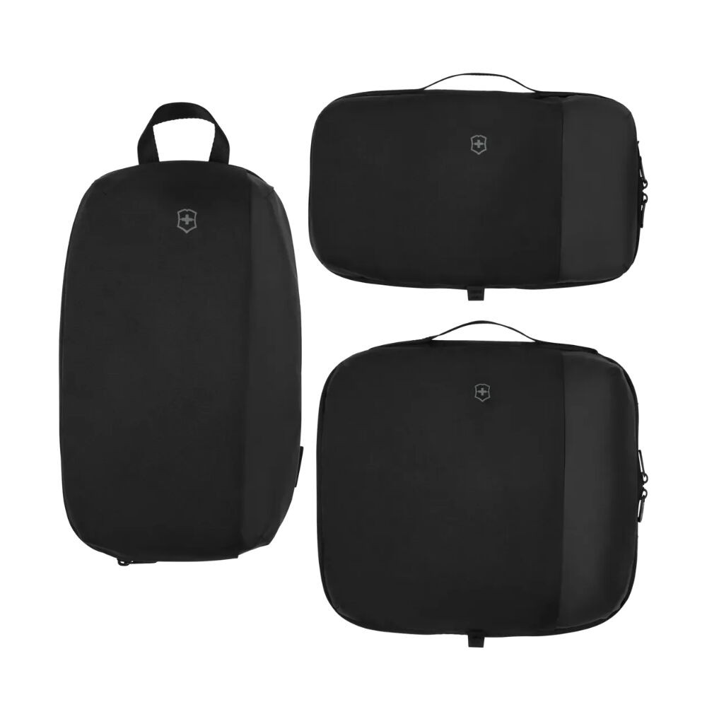 Victorinox Travel Essentials 3 Piece Packing Cube Set   Black 