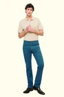Victorious Men s Slim Fit Colored Denim Jeans Stretch Pants    GS21   FREE SHIP