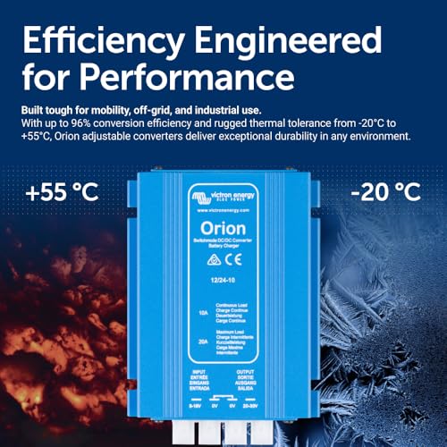 Victron Energy Orion 12/24 Volt 10 amp DC DC Converter Non Isolated  High Power