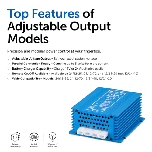 Victron Energy Orion 12/24 Volt 10 amp DC DC Converter Non Isolated  High Power