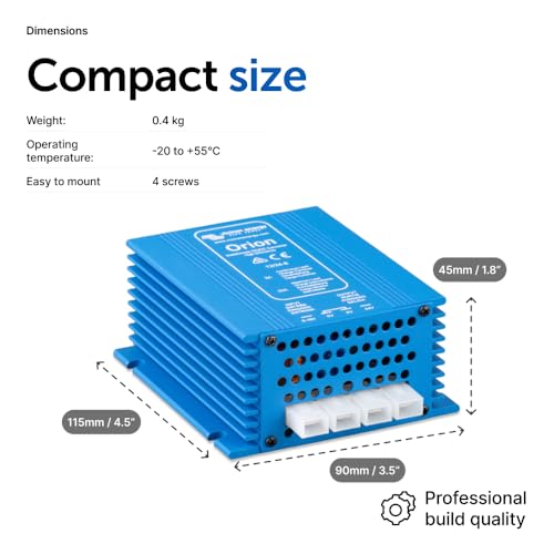Victron Energy Orion 12/24 Volt 10 amp DC DC Converter Non Isolated  High Power