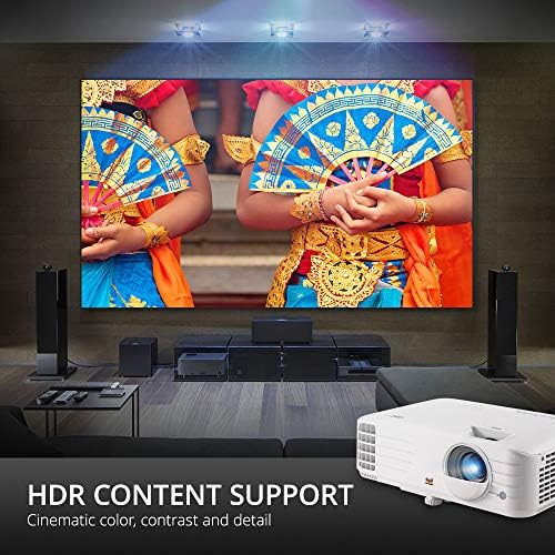 ViewSonic PX701 4K UHD 4K Projector with 3200 Lumens  240Hz  4 2ms  HDR  Auto Keystone  Dual HDMI for Home Theater