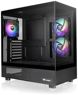 View 270 Plus TG ARGB   Mid Tower Chassis   Black