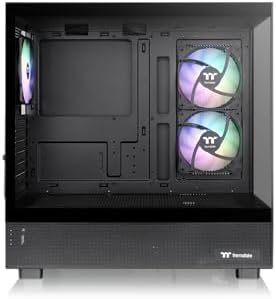 View 270 Plus TG ARGB   Mid Tower Chassis   Black
