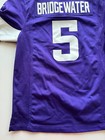 Vikings Minnesota NFL Football Nike On Field Purple Jersey #5 Bridgewater Size S