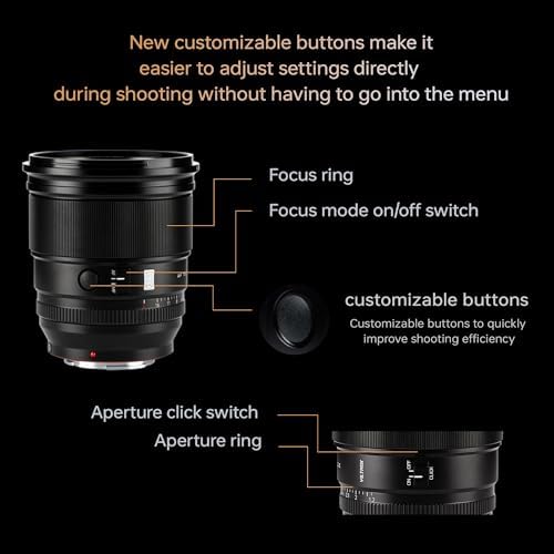 Viltrox AF 13mm F1 4 APS C Lens for Sony E Mount  Ultra Wide Angle Prime Lens for Sony E Mount Cameras a9 a7RIV a7IV a7RIII a7SIII a7II a7C ZV E10II ZV E10 a6700 a6600 a6500 a6400 a6300 a6100 a5100