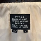 Vintage Avirex Type A 2 Leather Bomber Jacket Stars and Stripes Men s Medium