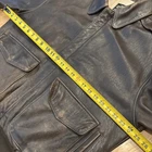 Vintage Avirex Type A 2 Leather Bomber Jacket Stars and Stripes Men s Medium