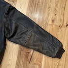 Vintage Avirex Type A 2 Leather Bomber Jacket Stars and Stripes Men s Medium