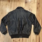 Vintage Avirex Type A 2 Leather Bomber Jacket Stars and Stripes Men s Medium