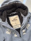 Vintage Hollister Sweatshirt Adult Medium Gray Hoodie Strands Point Sherpa Lined