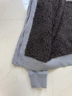 Vintage Hollister Sweatshirt Adult Medium Gray Hoodie Strands Point Sherpa Lined