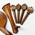 Viola Rose Wood Fitting Tailpiece Chinrest Pegs Endpin Screw Hill Shape Cordiera