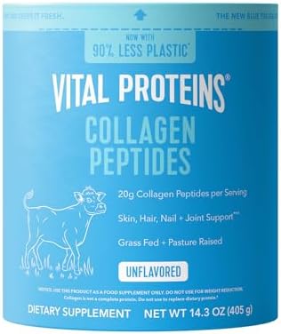 Vital Proteins Collagen Peptides Powder   Grass Fed Collagen Peptides for Hair  Nail  Skin  Bone & Joint Health  Unflavored  27 Servings
