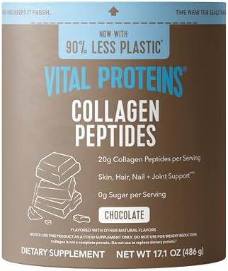 Vital Proteins Collagen Peptides Powder   Grass Fed Collagen Peptides for Hair  Nail  Skin  Bone & Joint Health  Unflavored  27 Servings
