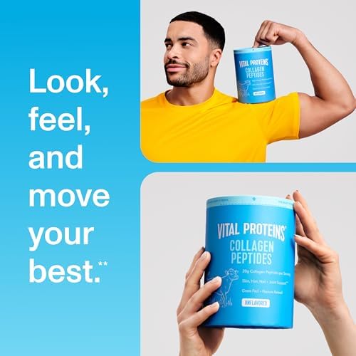 Vital Proteins Collagen Peptides Powder   Grass Fed Collagen Peptides for Hair  Nail  Skin  Bone & Joint Health  Unflavored  27 Servings