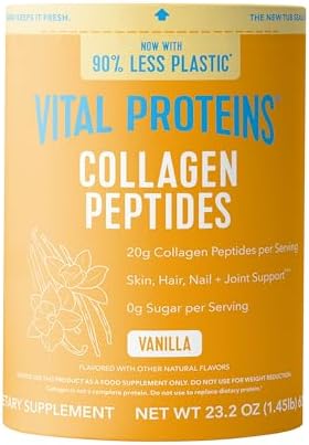 Vital Proteins Collagen Peptides Powder   Grass Fed Collagen Peptides for Hair  Nail  Skin  Bone & Joint Health  Unflavored  27 Servings