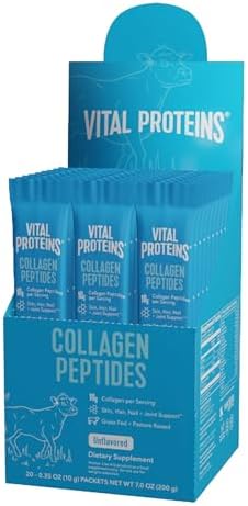 Vital Proteins Collagen Peptides Powder   Grass Fed Collagen Peptides for Hair  Nail  Skin  Bone & Joint Health  Unflavored  27 Servings