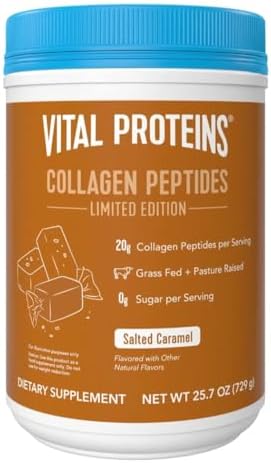 Vital Proteins Collagen Peptides Powder   Grass Fed Collagen Peptides for Hair  Nail  Skin  Bone & Joint Health  Unflavored  27 Servings