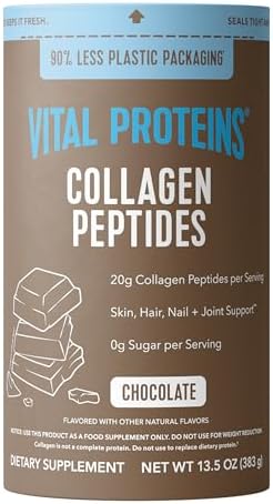 Vital Proteins Collagen Peptides Powder   Grass Fed Collagen Peptides for Hair  Nail  Skin  Bone & Joint Health  Unflavored  27 Servings