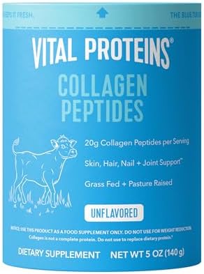 Vital Proteins Collagen Peptides Powder   Grass Fed Collagen Peptides for Hair  Nail  Skin  Bone & Joint Health  Unflavored  27 Servings