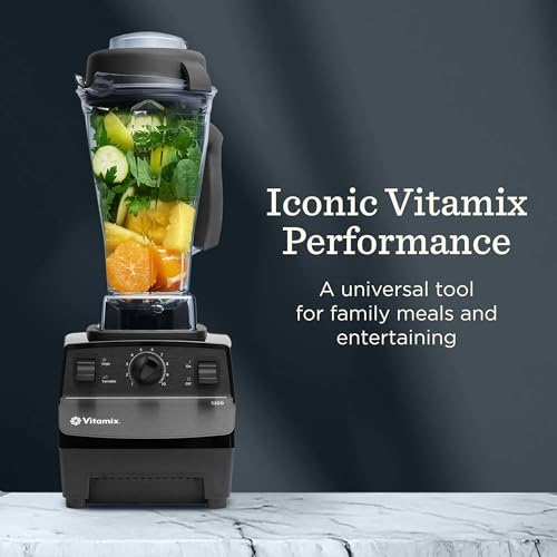 Vitamix 5200 Blender  Professional Grade Blender for Smoothies  Soups  Ice Cream and More  Stainless Steel Blades  Self Cleaning Kitchen Appliance  64 Oz Container  Black