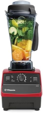 Vitamix 5200 Blender  Professional Grade Blender for Smoothies  Soups  Ice Cream and More  Stainless Steel Blades  Self Cleaning Kitchen Appliance  64 Oz Container  Black