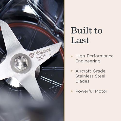 Vitamix 5200 Blender  Professional Grade Blender for Smoothies  Soups  Ice Cream and More  Stainless Steel Blades  Self Cleaning Kitchen Appliance  64 Oz Container  Black