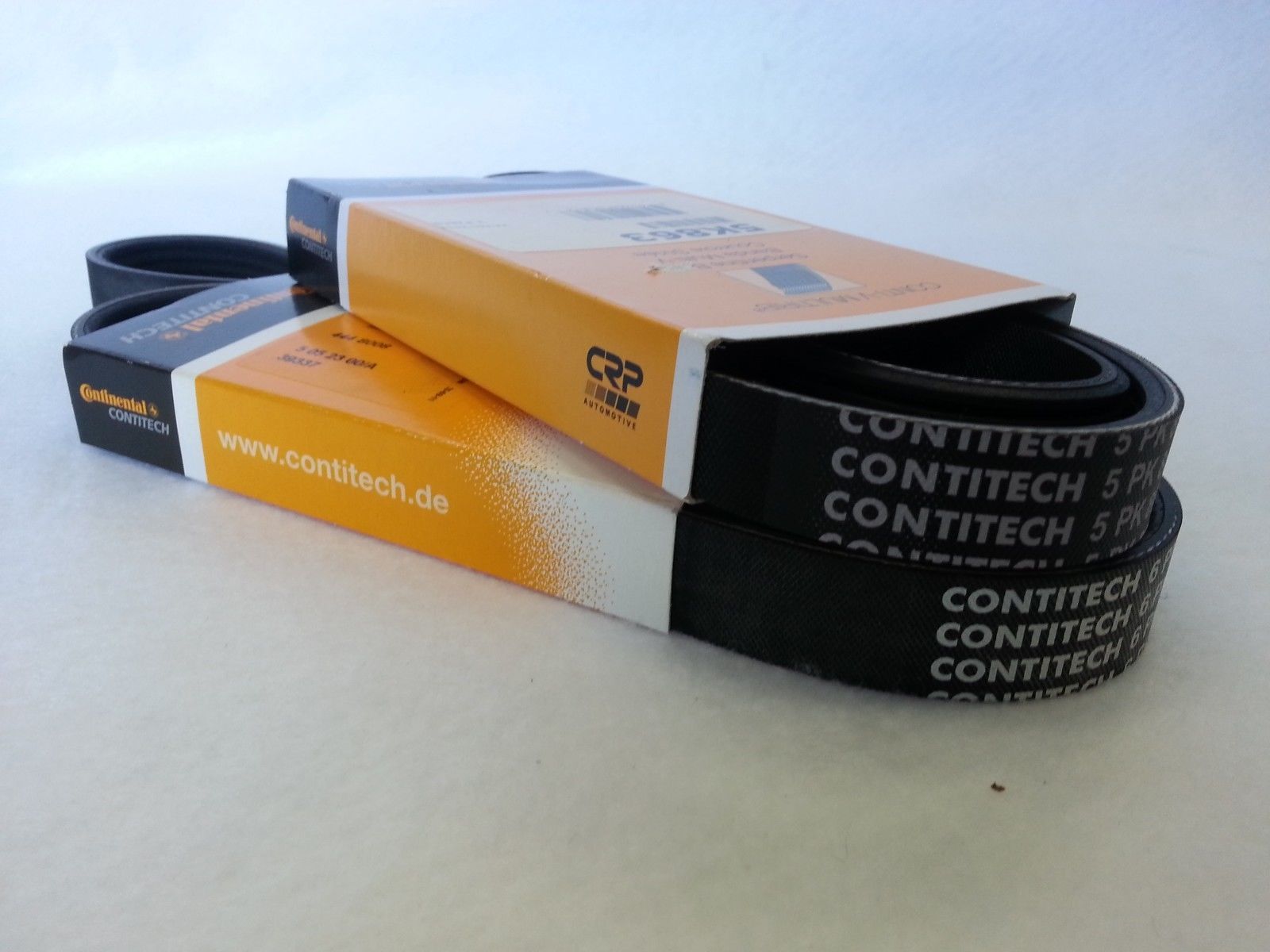 Volvo C30 C70 S40 V50 Conti Tech Serpentine Belt Set   5PK 847   5PK 890
